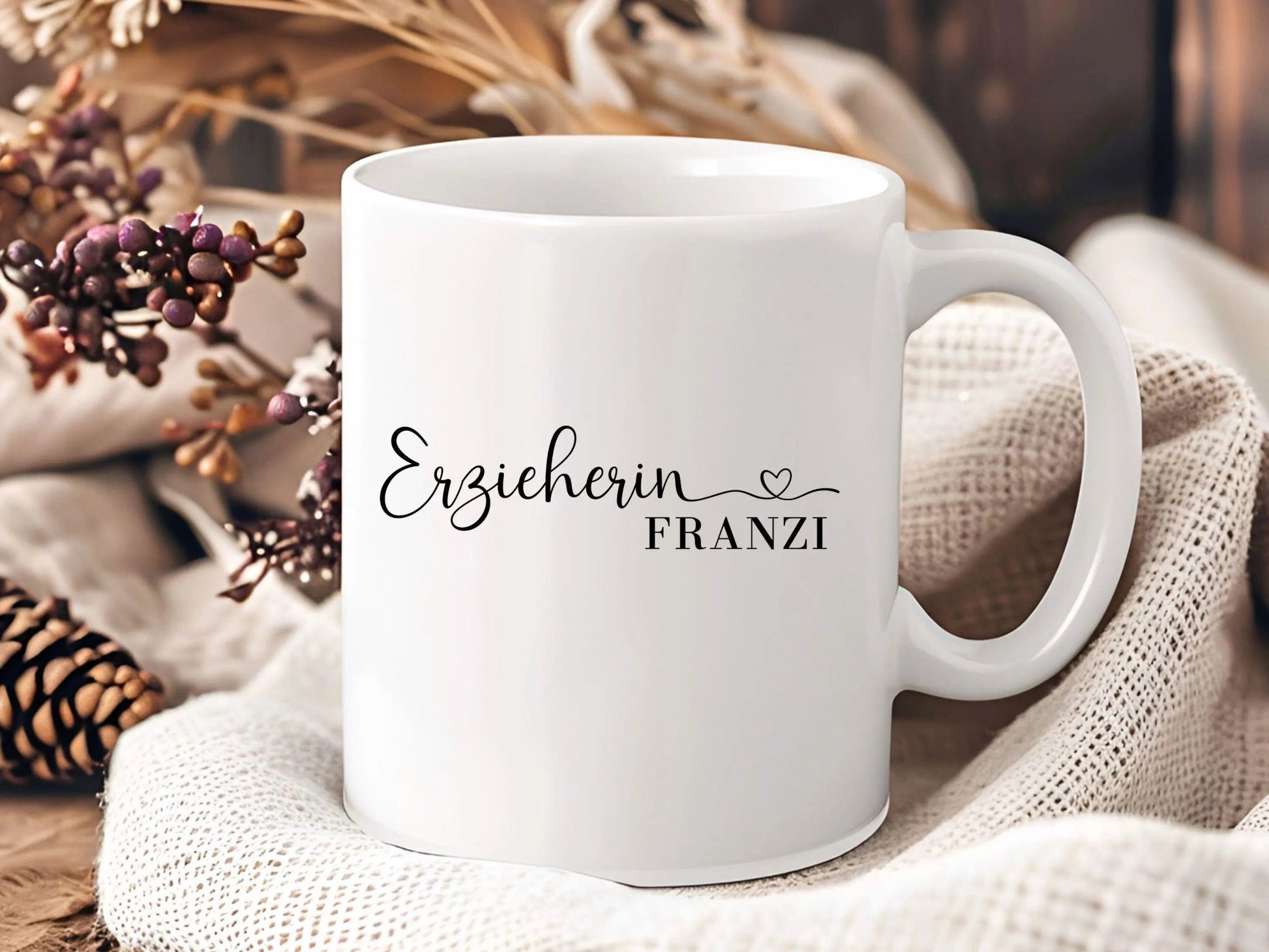 Erzieherin Geschenk Personalisierte Tasse mit Name Keramiktasse Personalisiert Kita Abschiedsgeschenke Erzieherin Geschenke Abschied Kita - Mamas & Minis