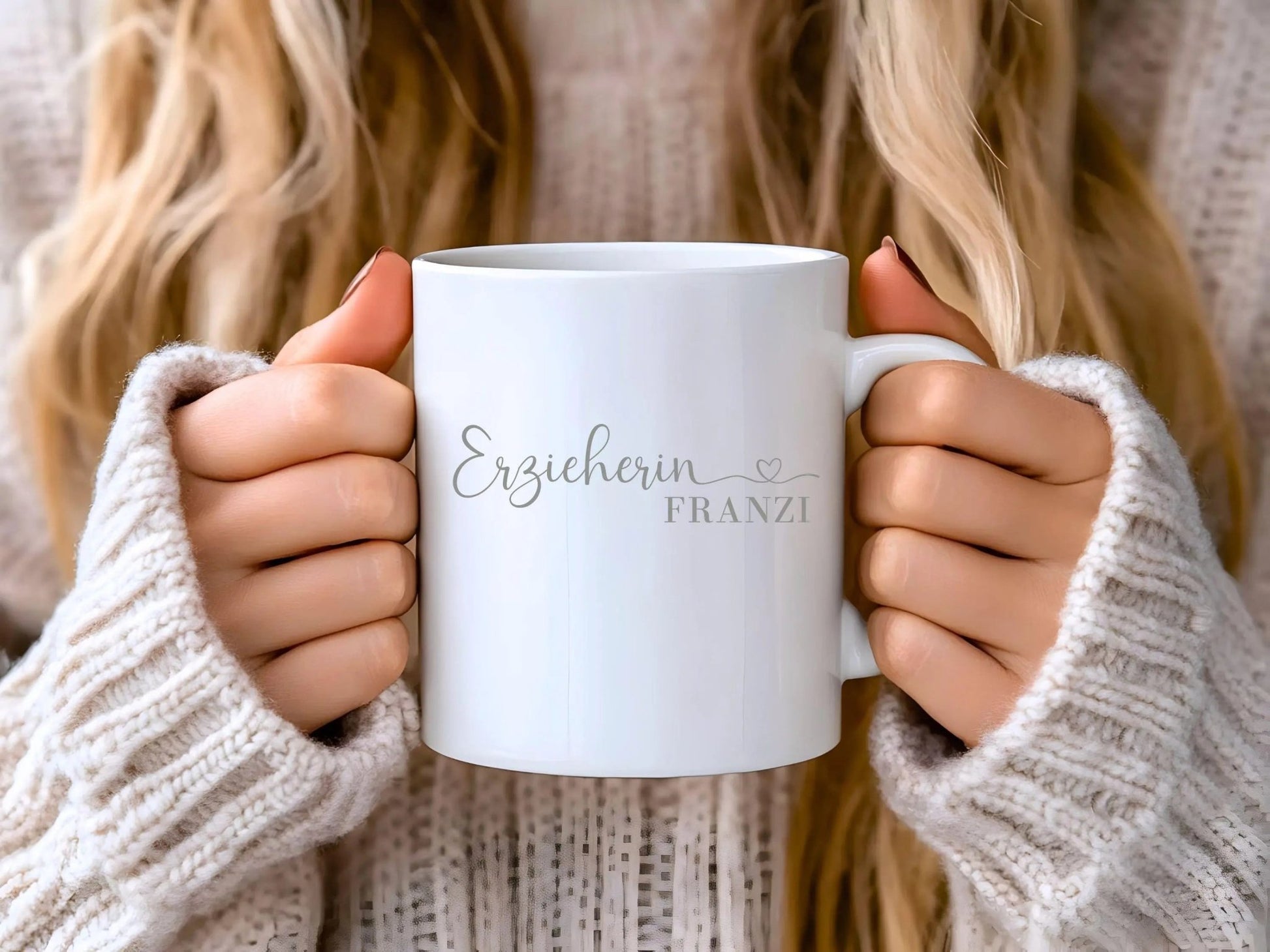 Erzieherin Geschenk Personalisierte Tasse mit Name Keramiktasse Personalisiert Kita Abschiedsgeschenke Erzieherin Geschenke Abschied Kita - Mamas & Minis