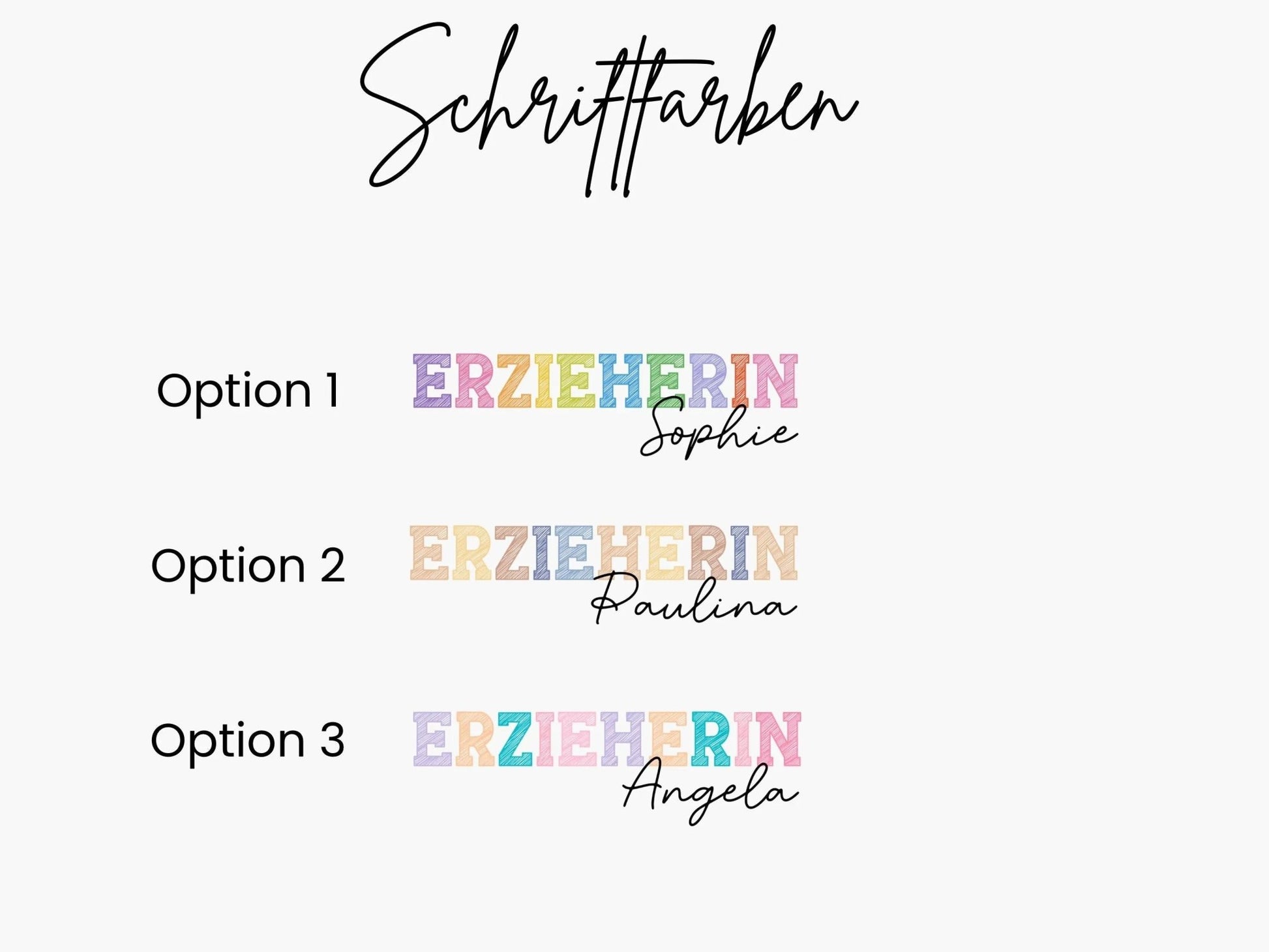 Erzieherin Geschenk Personalisiertes Shirt mit Name T-Shirt Personalisiert Kita Abschiedsgeschenke Erzieherin Geschenke Abschied Kita - Mamas & Minis
