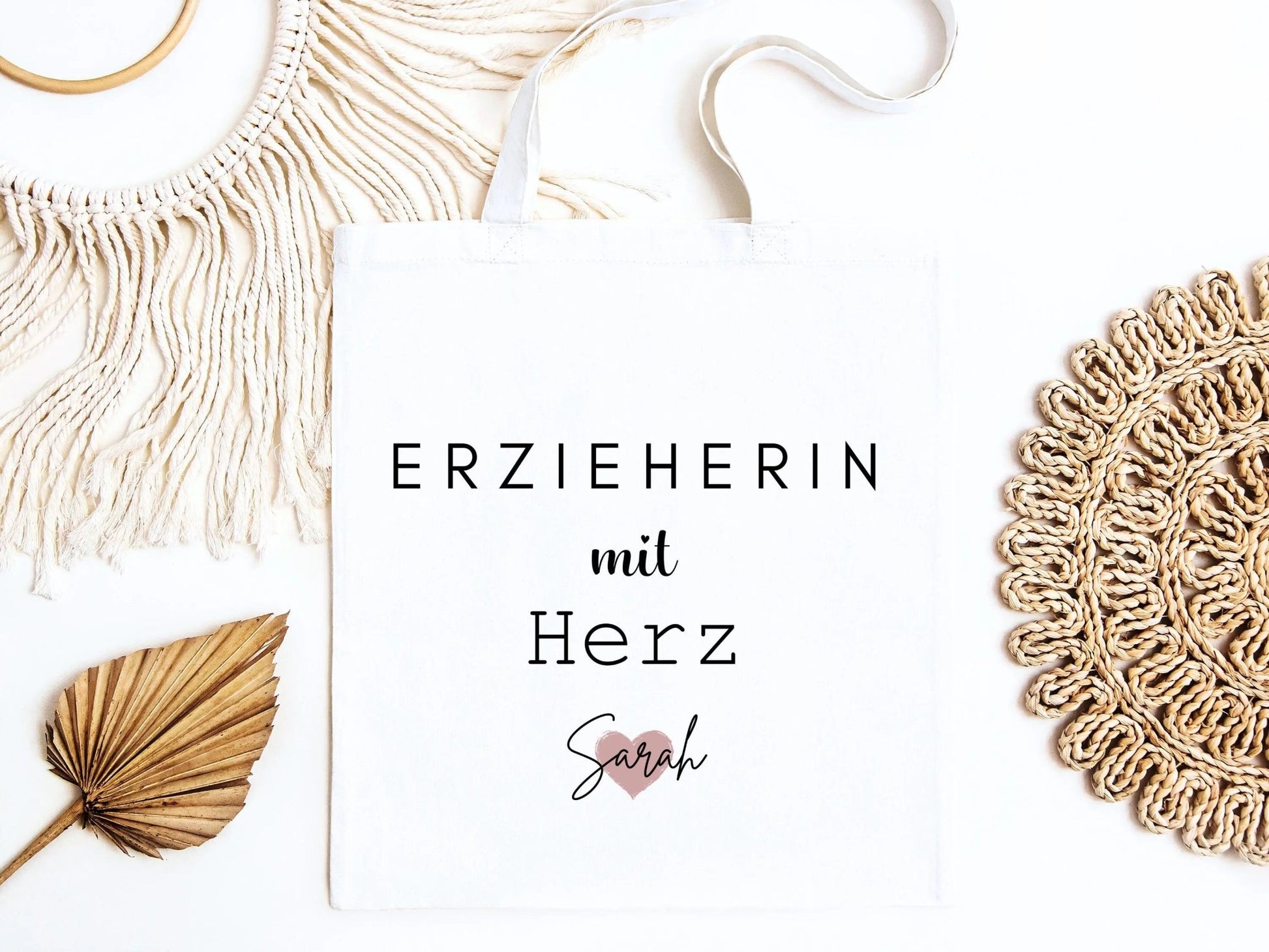 Erzieherin Geschenke Personalisierte Tasche mit Name Geschenk Beutel Abschiedsgeschenke Kita - Erzieherin Geschenk Abschied Krippe Dankeschön - Mamas & Minis