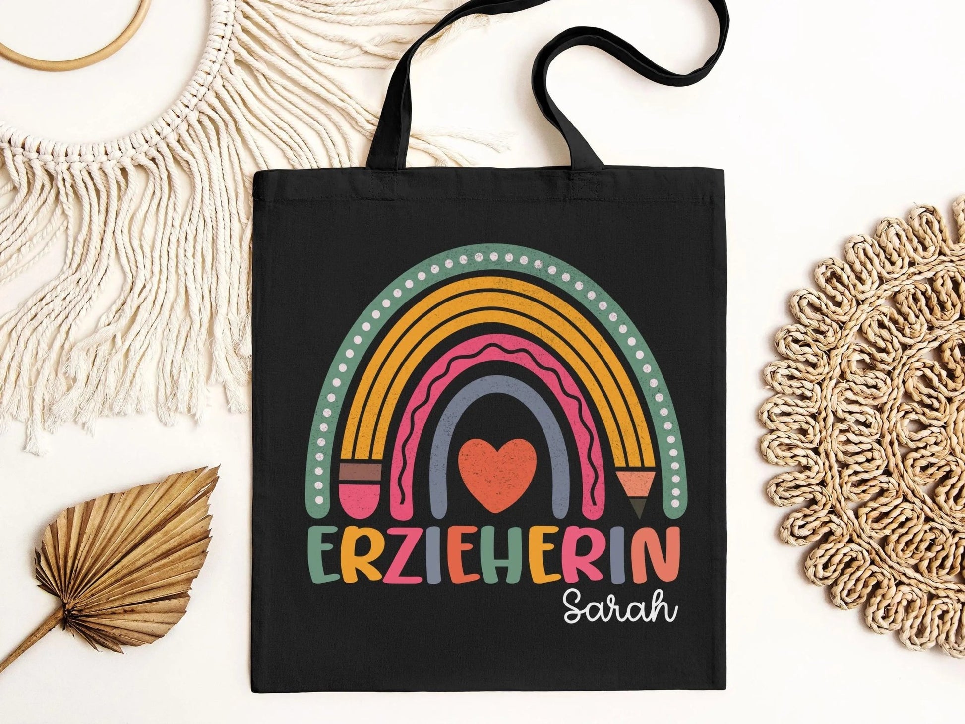 Erzieherin Geschenke Personalisierte Tasche mit Name Geschenk Beutel Abschiedsgeschenke Kita - Erzieherin Geschenk Abschied Krippe Dankeschön - Mamas & Minis