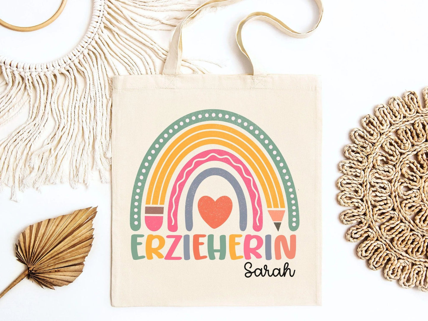 Erzieherin Geschenke Personalisierte Tasche mit Name Geschenk Beutel Abschiedsgeschenke Kita - Erzieherin Geschenk Abschied Krippe Dankeschön - Mamas & Minis