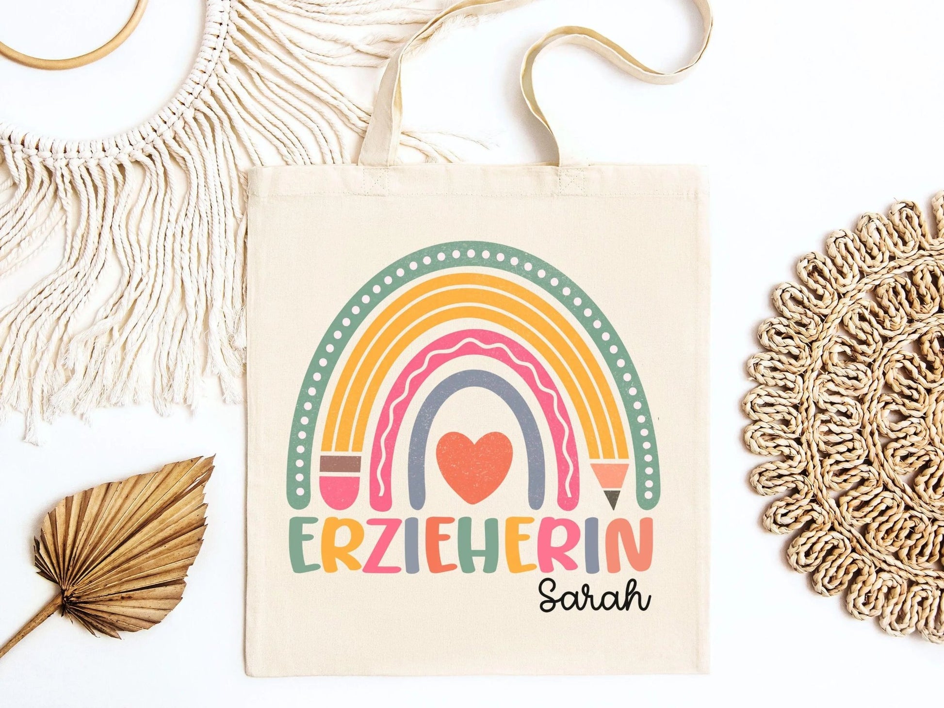Erzieherin Geschenke Personalisierte Tasche mit Name Geschenk Beutel Abschiedsgeschenke Kita - Erzieherin Geschenk Abschied Krippe Dankeschön - Mamas & Minis