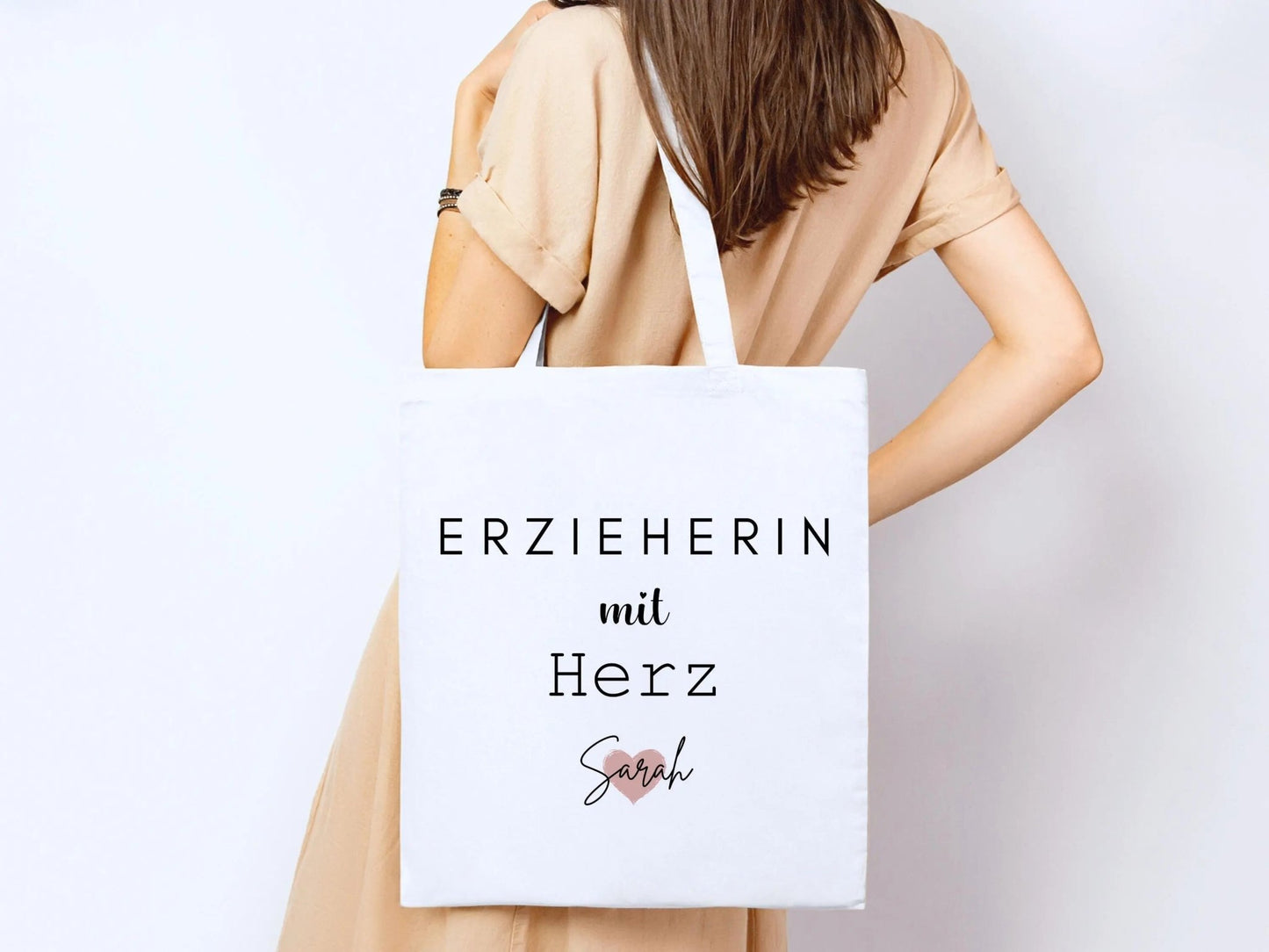 Erzieherin Geschenke Personalisierte Tasche mit Name Geschenk Beutel Abschiedsgeschenke Kita - Erzieherin Geschenk Abschied Krippe Dankeschön - Mamas & Minis