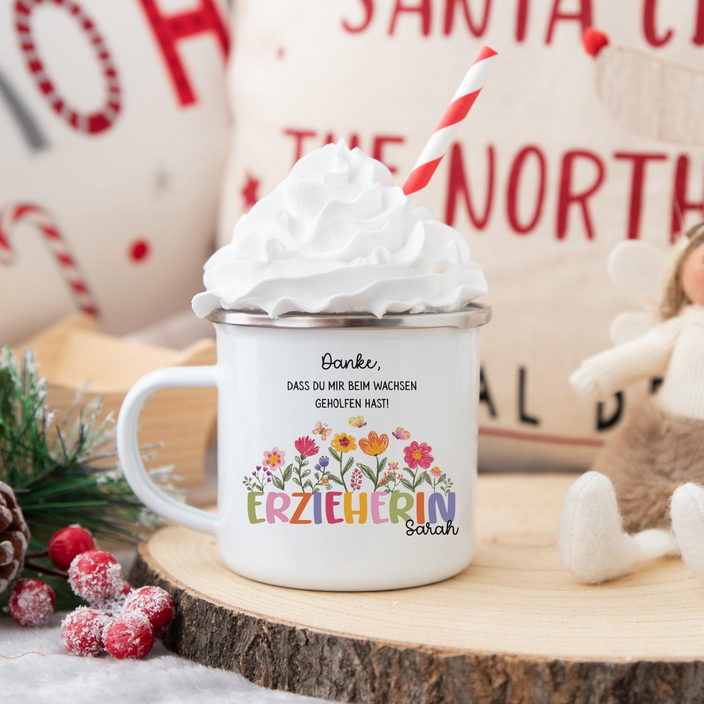 Tasse personalisiert für Erzieherin - Geschenk Dankeschön
