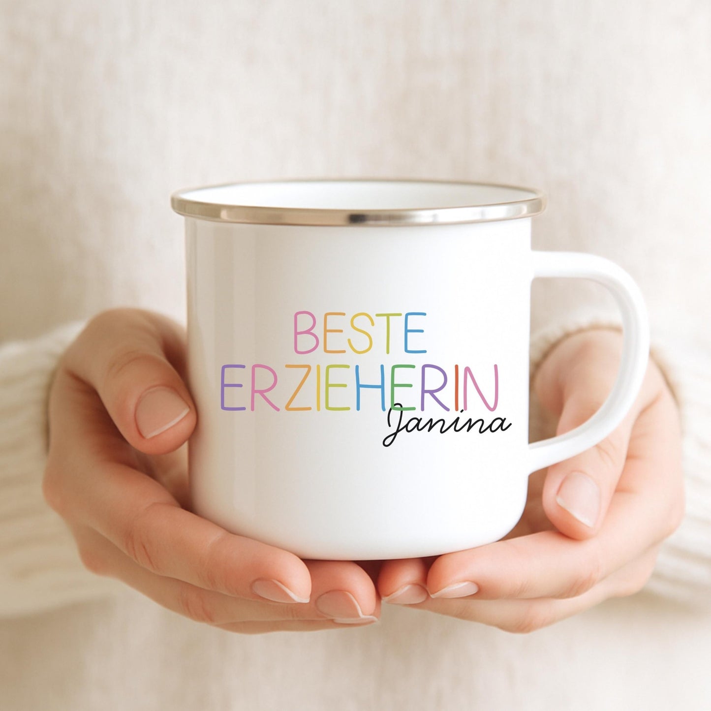Erzieherin Tasse personalisiert als Danke-Geschenk