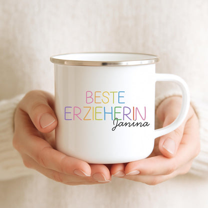 Erzieherin Tasse personalisiert als Danke-Geschenk