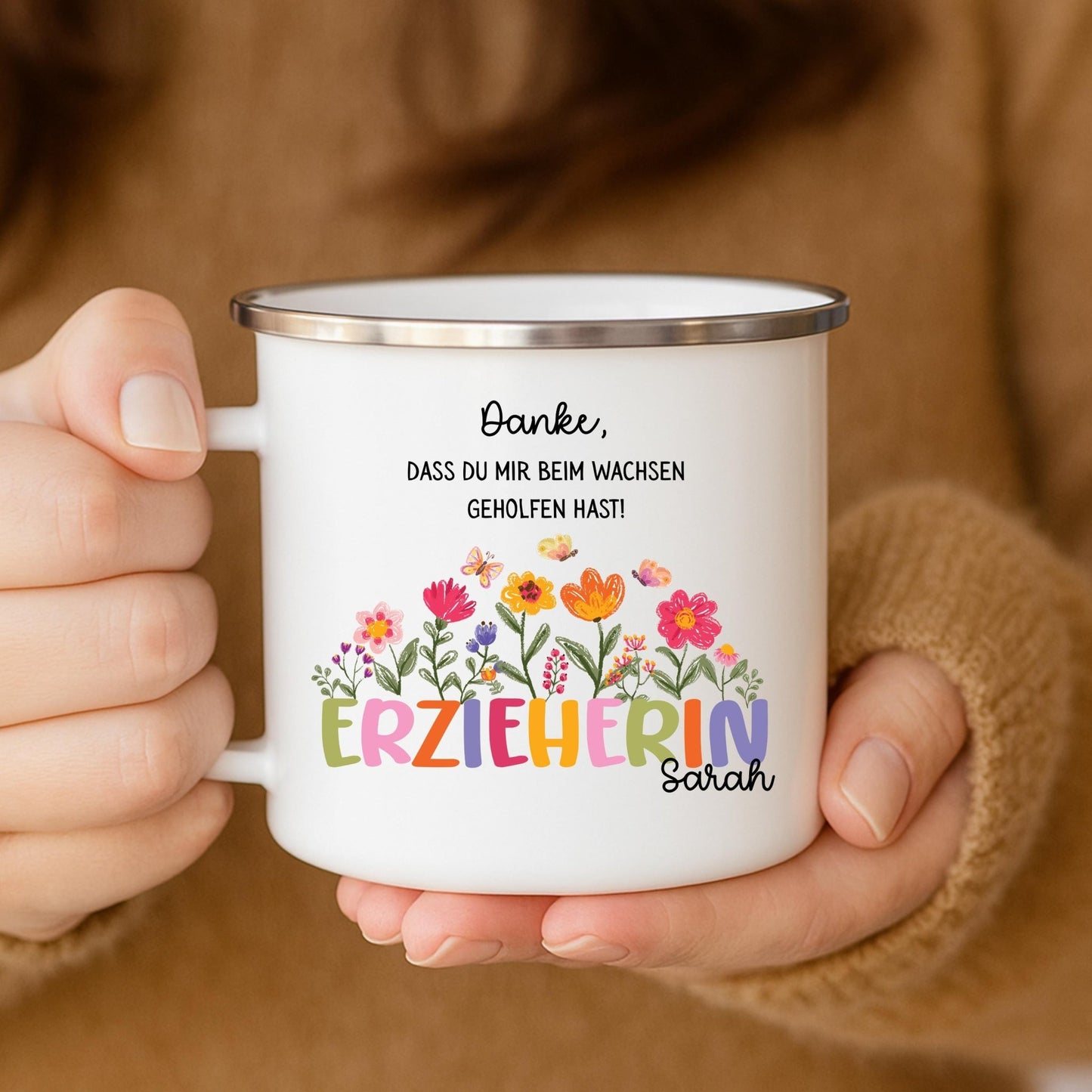Tasse personalisiert für Erzieherin - Geschenk Dankeschön