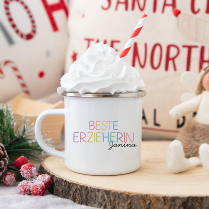 Erzieherin Tasse personalisiert als Danke-Geschenk