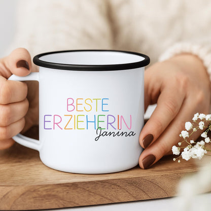 Erzieherin Tasse personalisiert als Danke-Geschenk