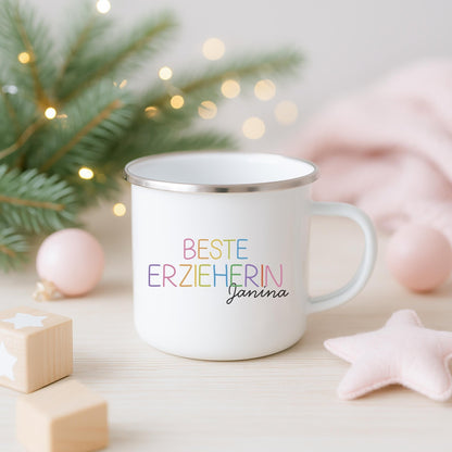 Erzieherin Tasse personalisiert als Danke-Geschenk