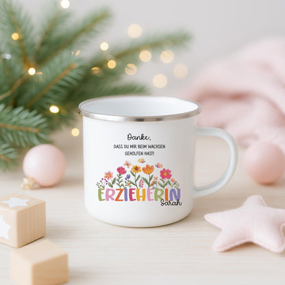 Tasse personalisiert für Erzieherin - Geschenk Dankeschön