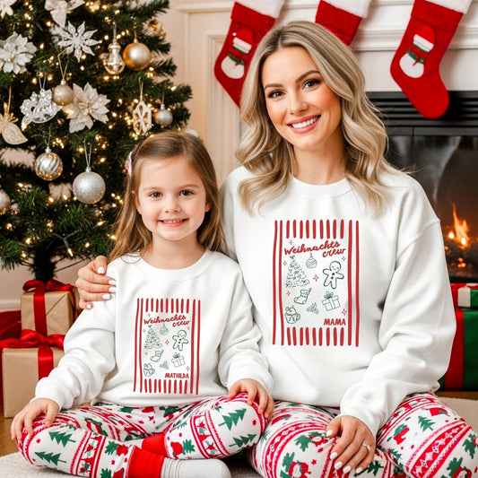 Familien Outfit zu Weihnachten – Pullover & Shirts Set - Mamas & Minis