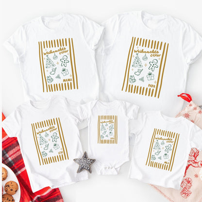 Festliche Familienpullover zu Weihnachten im Partnerlook - Mamas & Minis
