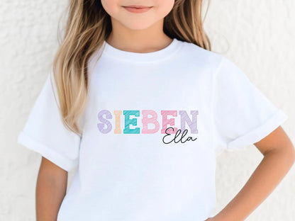 Geburtstags - Shirt Geburtstagskind T-shirt Kinder - Geburtstags - Geschenk Kindergeburtstag Kinder Geschenke Geburtstagsshirt Personalisiert - Mamas & Minis