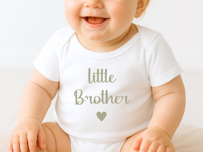 Geschenk Geschwister Outfit T-Shirt Großer Bruder Shirt Große Schwester Kleiner Bruder Kleine Schwester Babybody Partnerlook Geschenke Baby