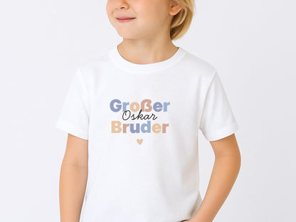 Geschenk Geschwister Outfit T-Shirt Großer Bruder Shirt Große Schwester Kleiner Bruder Kleine Schwester Babybody Partnerlook Geschenke Baby