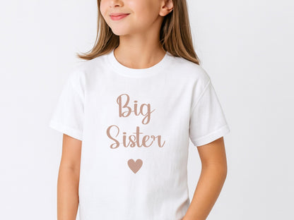 Geschenk Geschwister Outfit T-Shirt Großer Bruder Shirt Große Schwester Kleiner Bruder Kleine Schwester Babybody Partnerlook Geschenke Baby