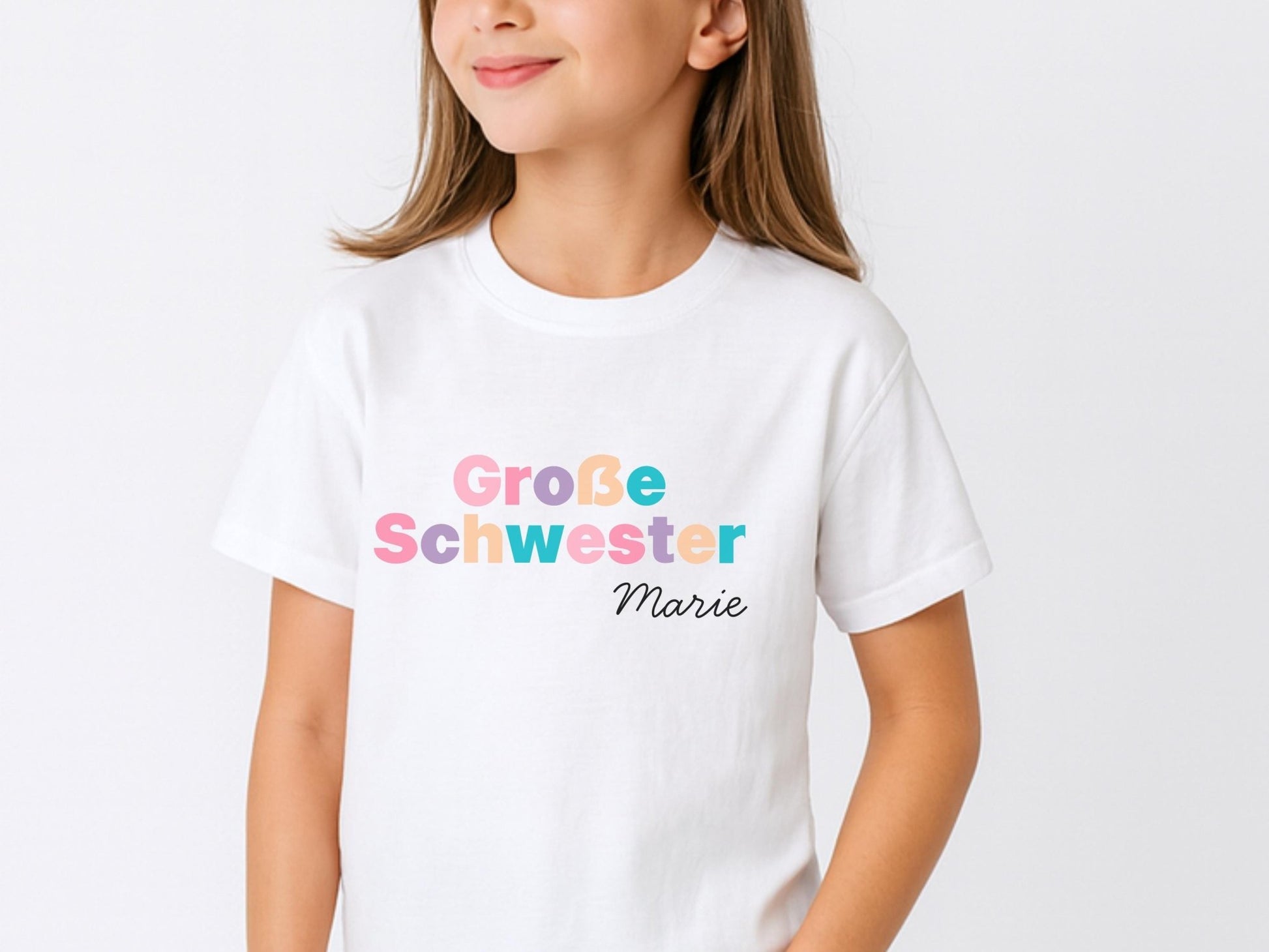 Geschenk Geschwister Outfit T-Shirt Großer Bruder Shirt Große Schwester Kleiner Bruder Kleine Schwester Babybody Partnerlook Geschenke Baby