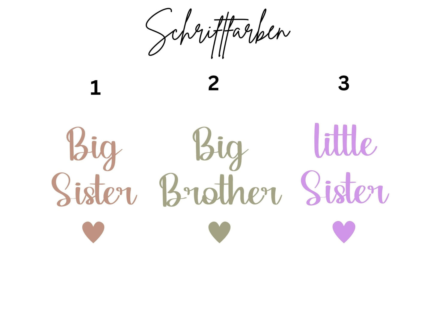 Geschenk Geschwister Outfit T-Shirt Großer Bruder Shirt Große Schwester Kleiner Bruder Kleine Schwester Babybody Partnerlook Geschenke Baby