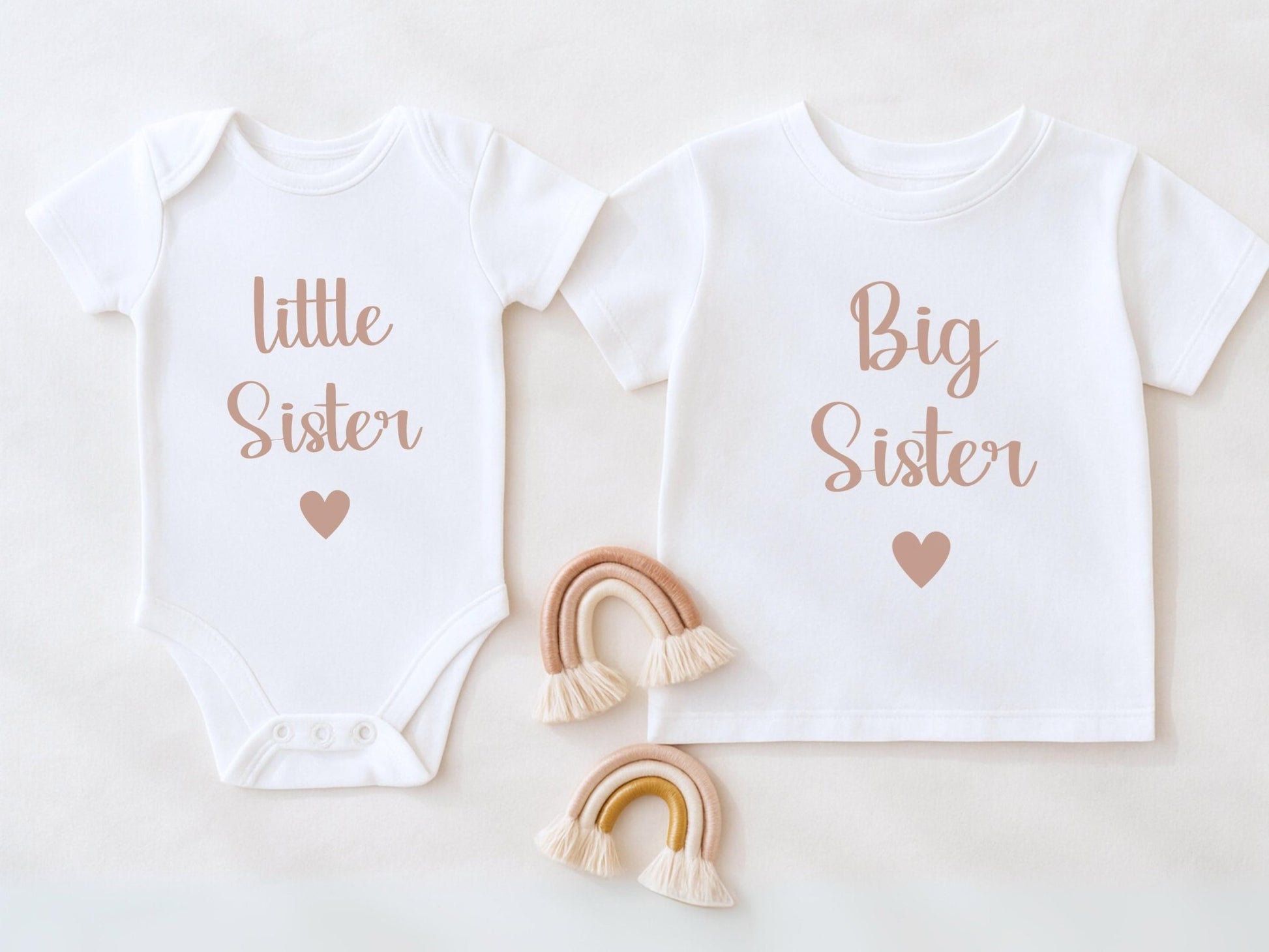 Geschenk Geschwister Outfit T-Shirt Großer Bruder Shirt Große Schwester Kleiner Bruder Kleine Schwester Babybody Partnerlook Geschenke Baby