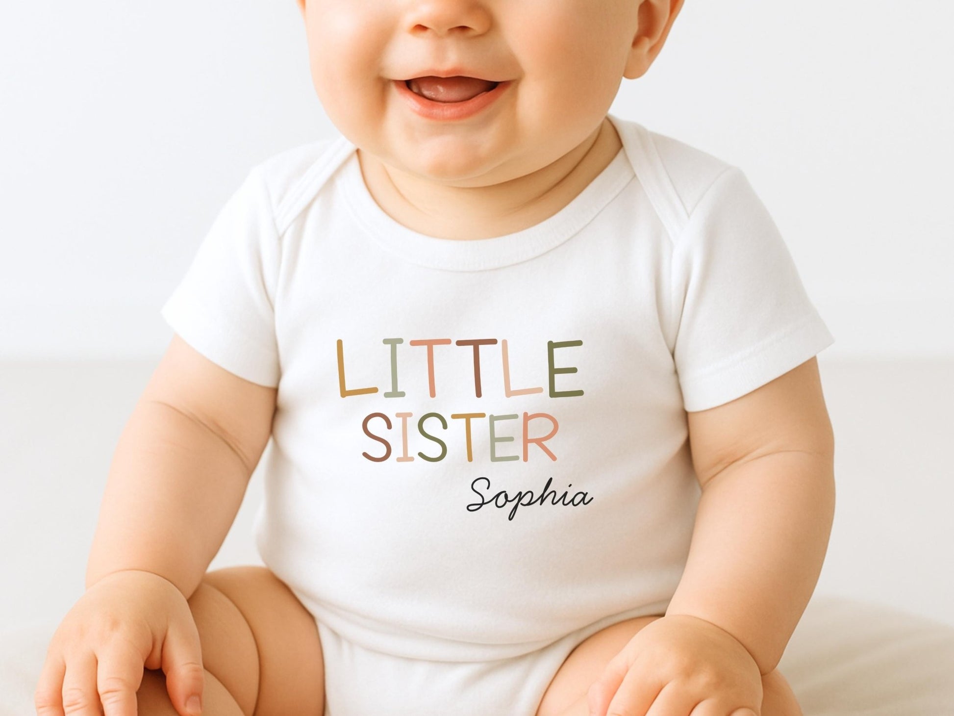 Geschenk Geschwister Outfit T-Shirt Großer Bruder Shirt Große Schwester Kleiner Bruder Kleine Schwester Babybody Partnerlook Geschenke Baby