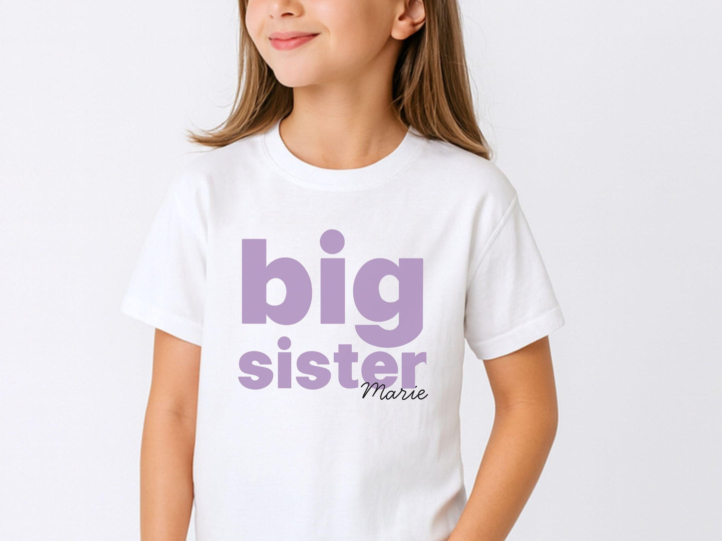 Geschenk Geschwister Outfit T-Shirt Großer Bruder Shirt Große Schwester Kleiner Bruder Kleine Schwester Babybody Partnerlook Geschenke Baby