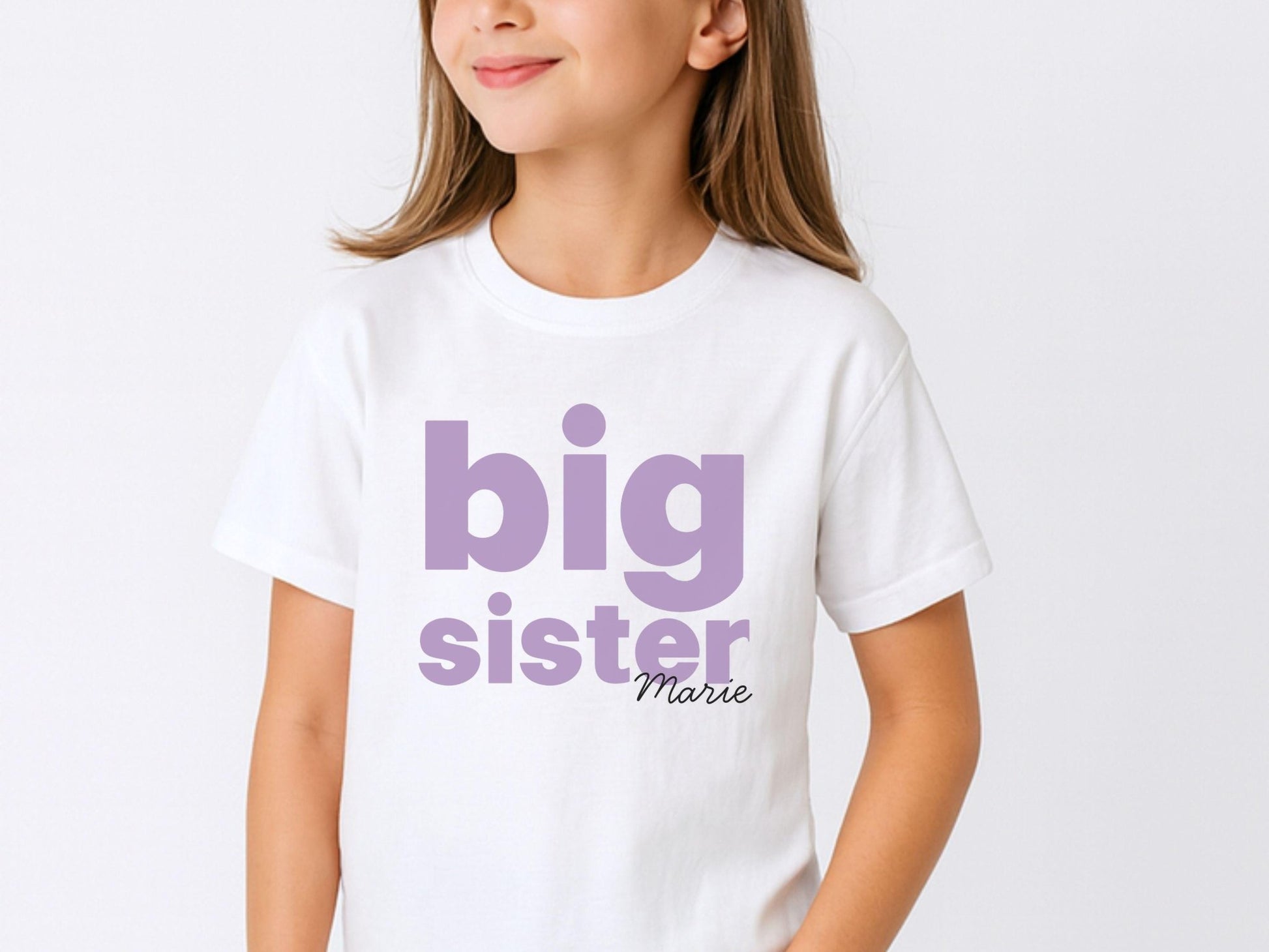 Geschenk Geschwister Outfit T-Shirt Großer Bruder Shirt Große Schwester Kleiner Bruder Kleine Schwester Babybody Partnerlook Geschenke Baby