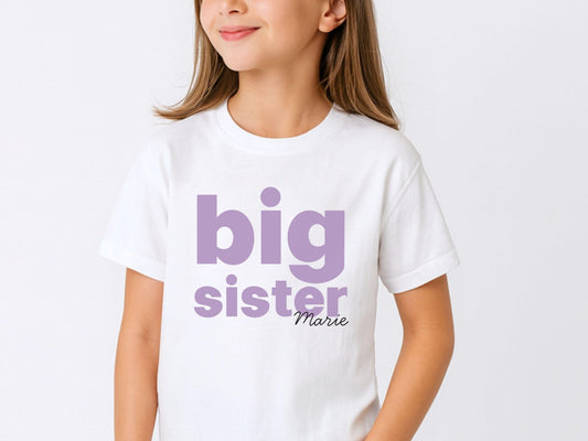 Geschenk Geschwister Outfit T-Shirt Großer Bruder Shirt Große Schwester Kleiner Bruder Kleine Schwester Babybody Partnerlook Geschenke Baby