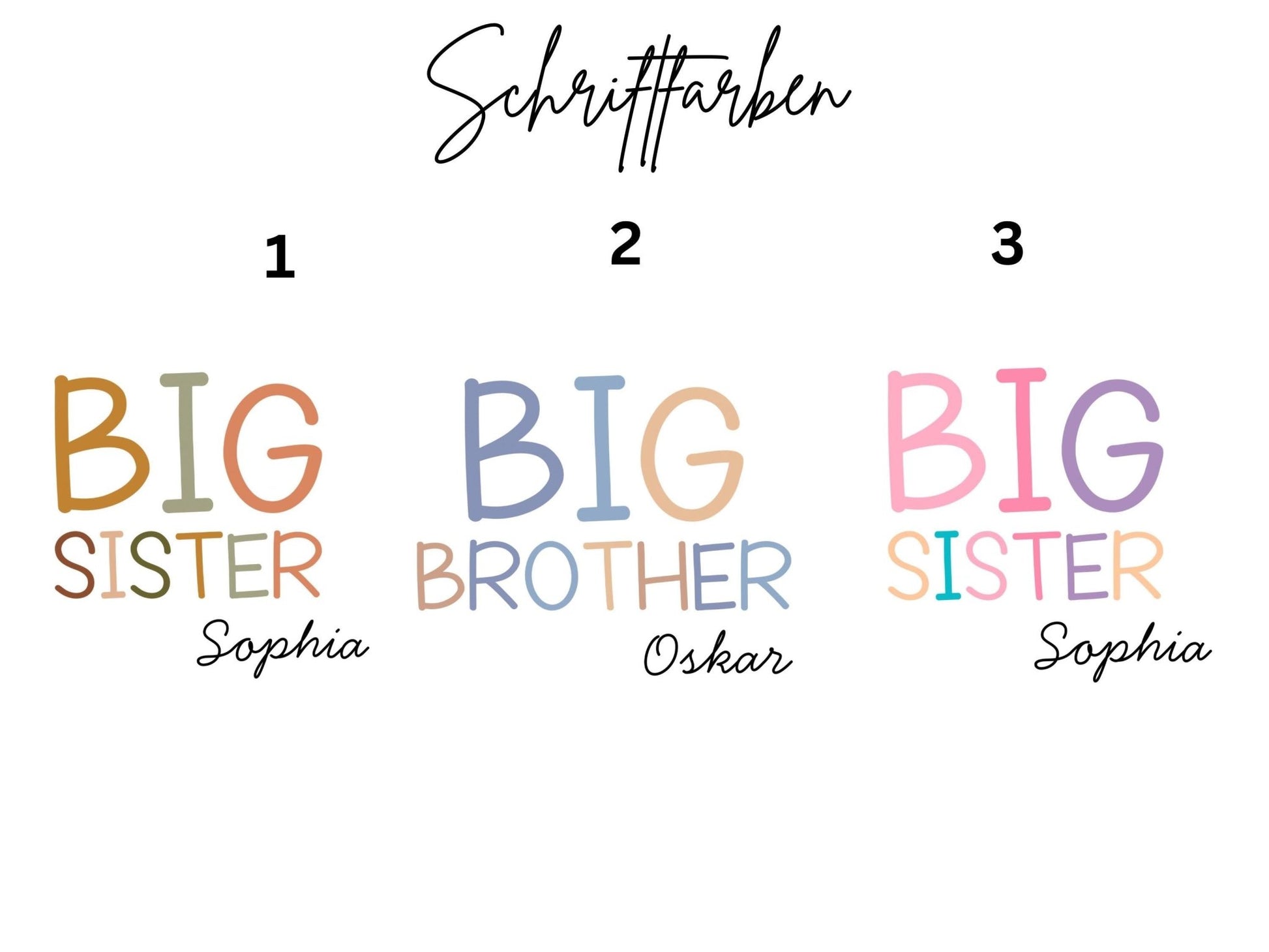 Geschenk Geschwister Outfit T-Shirt Großer Bruder Shirt Große Schwester Kleiner Bruder Kleine Schwester Babybody Partnerlook Geschenke Baby