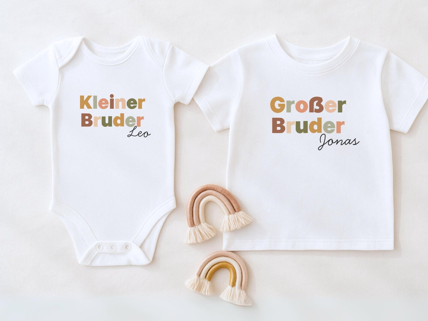 Geschenk Geschwister Outfit T-Shirt Großer Bruder Shirt Große Schwester Kleiner Bruder Kleine Schwester Babybody Partnerlook Geschenke Baby