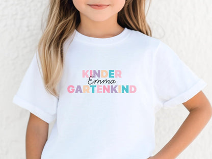 Geschenk Kita Kind Shirt Kitakind personalisiert Kindergartenkind T-Shirt Kitastart Kita Geschenk Eingewöhnung