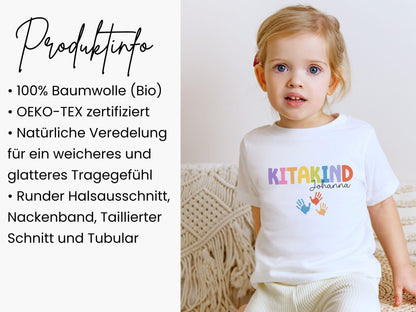 Geschenk Kita Kind Shirt Kitakind personalisiert Kindergartenkind T-Shirt Kitastart Kita Geschenk Eingewöhnung