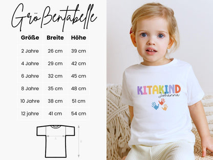 Geschenk Kita Kind Shirt Kitakind personalisiert Kindergartenkind T-Shirt Kitastart Kita Geschenk Eingewöhnung