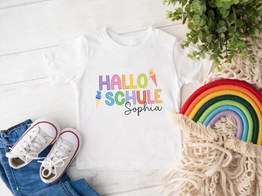 Geschenke Schulkinder Shirt Schulkind Personalisiert Einschulung Geschenke Schulanfang T-shirt Schulkind 2025 Kinder - Geschenk Vorschuler - Mamas & Minis