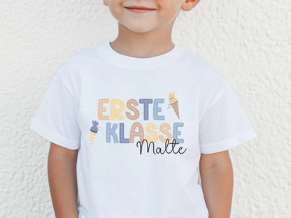 Geschenke Schulkinder Shirt Schulkind Personalisiert Einschulung Geschenke Schulanfang T-shirt Schulkind 2025 Kinder - Geschenk Vorschuler - Mamas & Minis