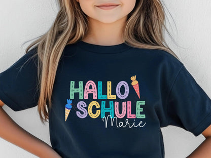 Geschenke Schulkinder Shirt Schulkind Personalisiert Einschulung Geschenke Schulanfang T-shirt Schulkind 2025 Kinder - Geschenk Vorschuler - Mamas & Minis