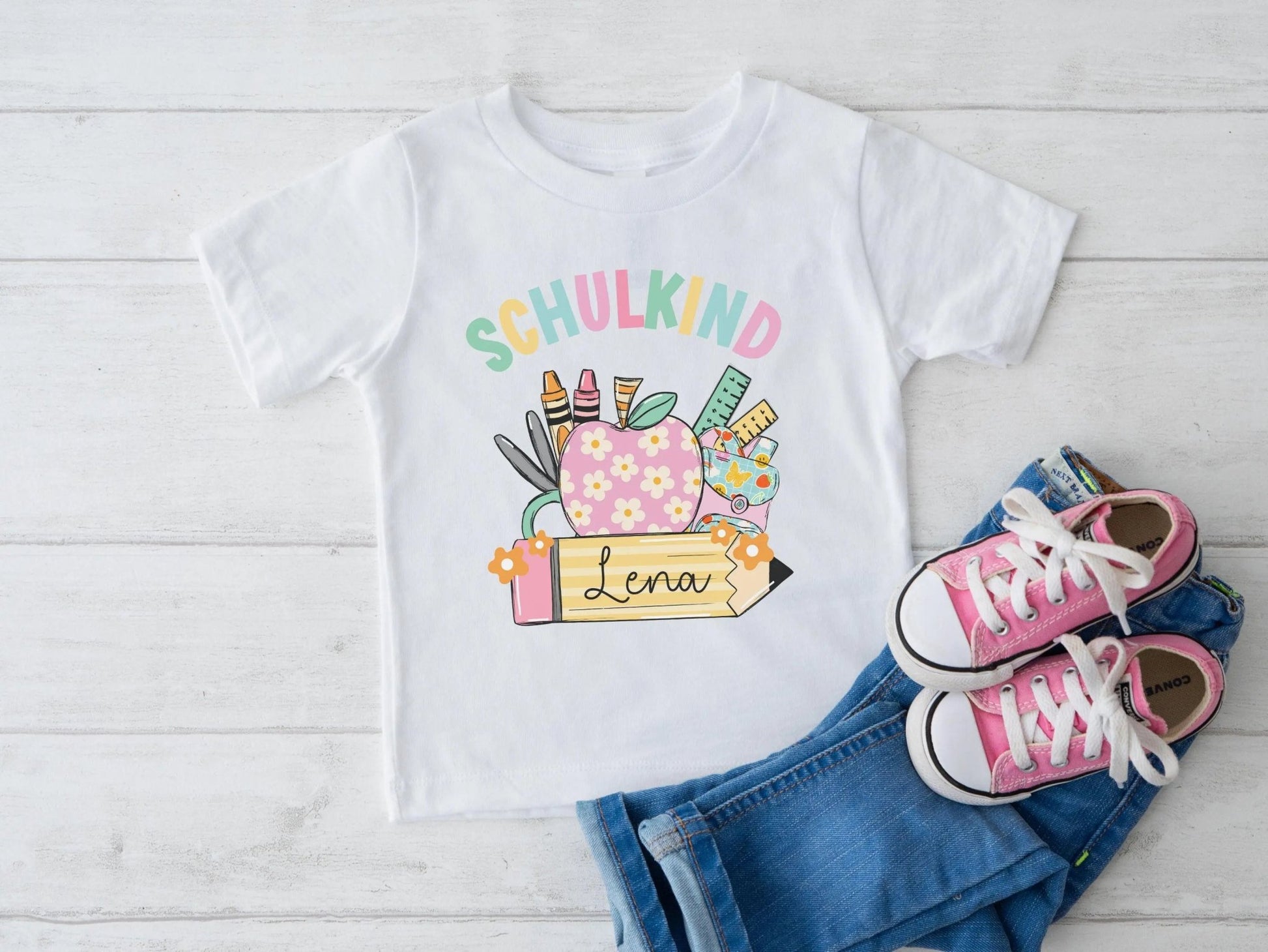 Geschenke Schulkinder Shirt Schulkind Personalisiert Einschulung Geschenke Schulanfang T-shirt Schulkind 2025 Kinder - Geschenk Vorschuler - Mamas & Minis