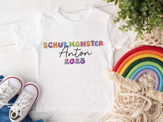 Geschenke Schulkinder Shirt Schulkind Personalisiert Einschulung Geschenke Schulanfang T-shirt Schulkind 2025 Kinder - Geschenk Vorschuler - Mamas & Minis