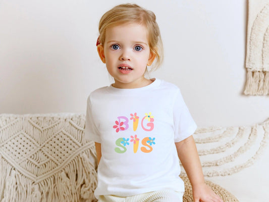 Geschwister Geschenke Große Schwester T shirt - Kinder kleine Schwester Geschenke Baby verkünden Partnerlook Geschenk Baby Kind - Mamas & Minis