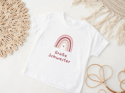 Große Schwester T-Shirt Geschwister Geschenk Partnerlook Baby Kind Big Sis - Mamas & Minis