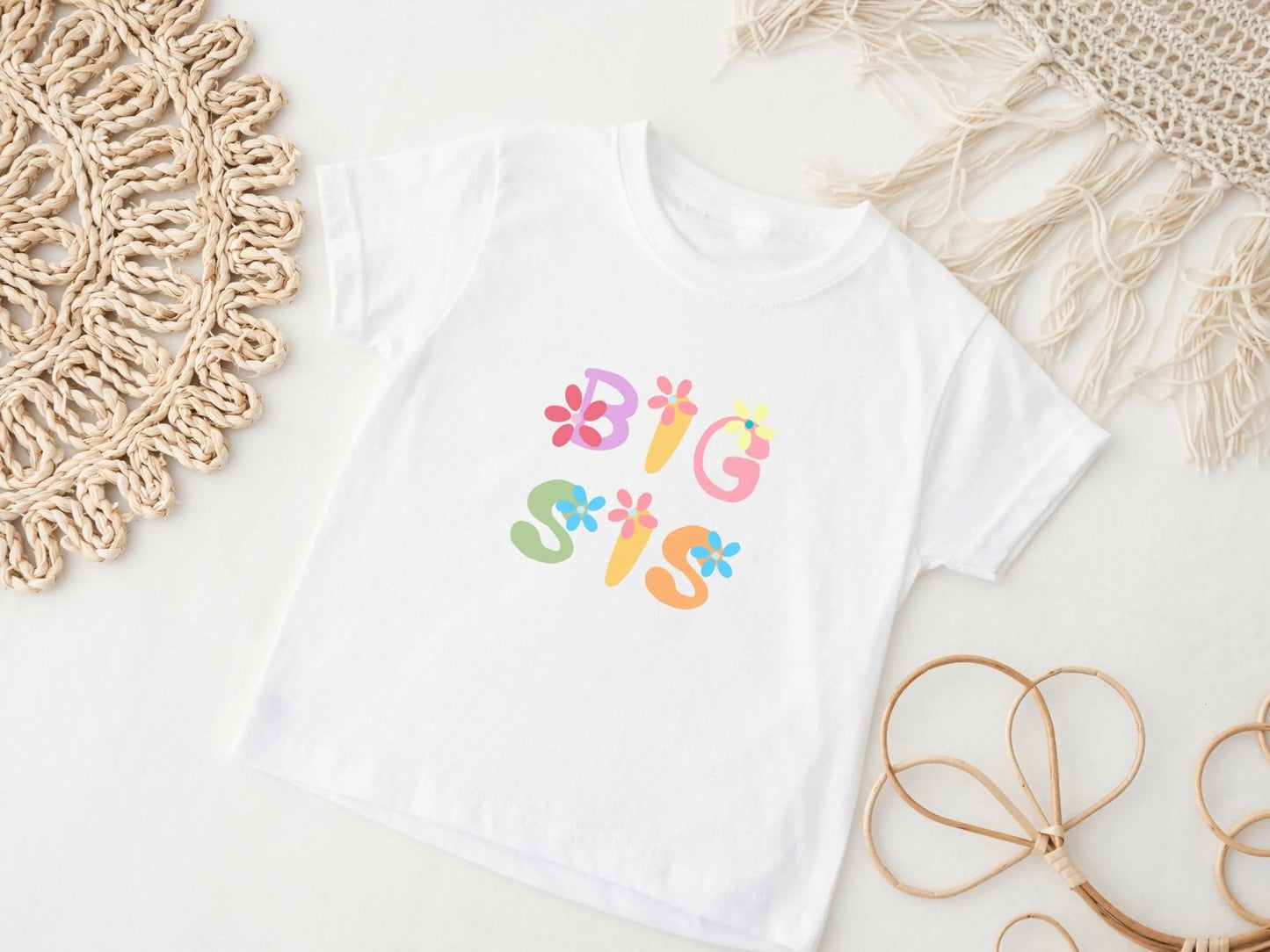 Geschwister Geschenke Große Schwester T shirt - Kinder kleine Schwester Geschenke Baby verkünden Partnerlook Geschenk Baby Kind - Mamas & Minis