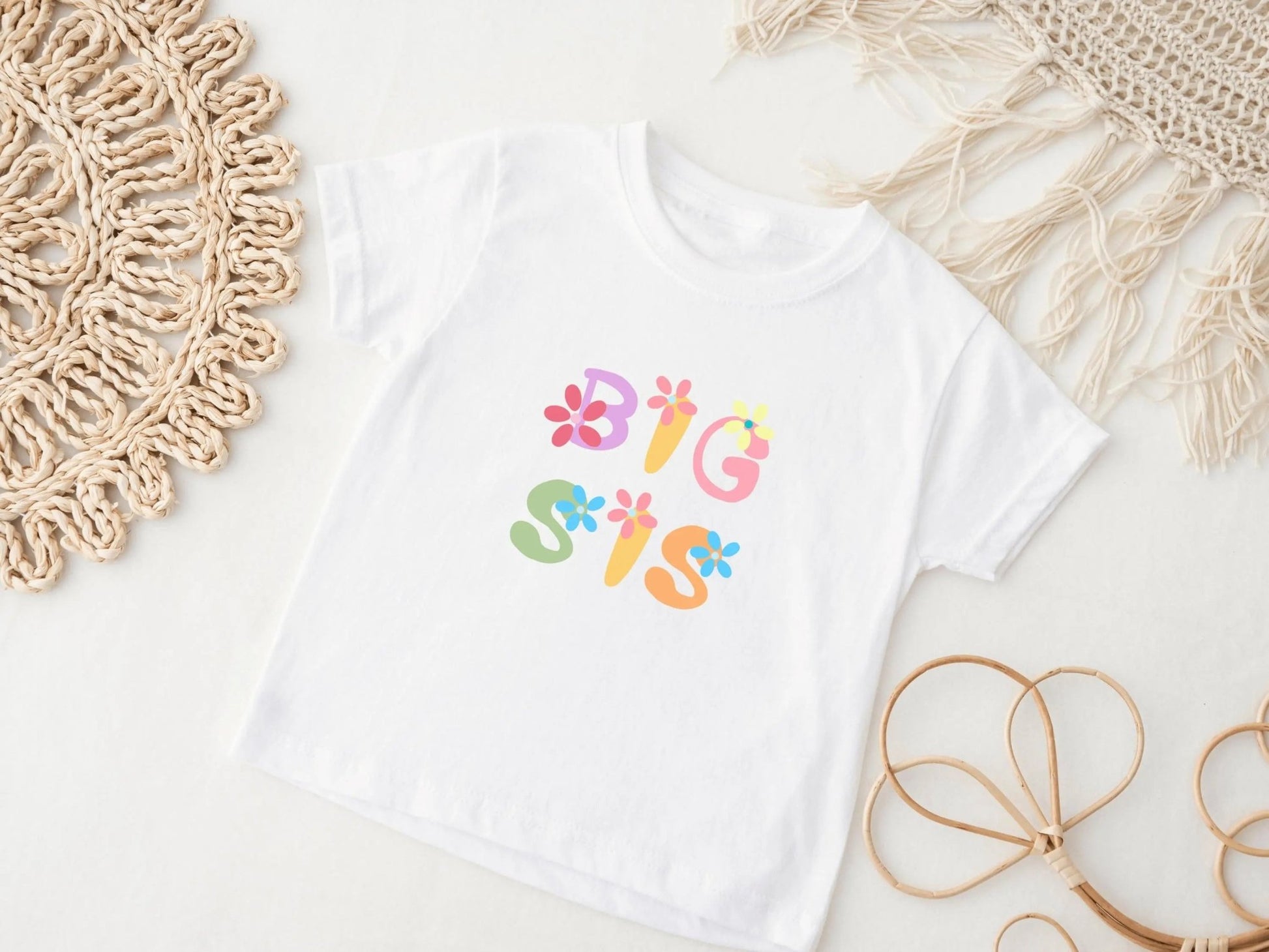 Geschwister Geschenke Große Schwester T shirt - Kinder kleine Schwester Geschenke Baby verkünden Partnerlook Geschenk Baby Kind - Mamas & Minis