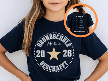 Grundschulabschluss T-Shirt Personalisiert - Mamas & Minis