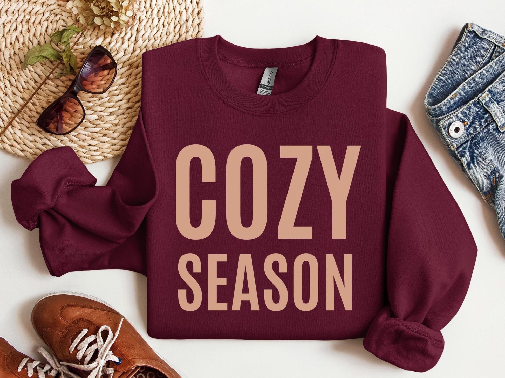 Herbst Pullover Unisex Gemütliches Sweatshirt für Damen und Herren Pullover Weihnachten Geschenk für Freundin, Familie, Kollegen