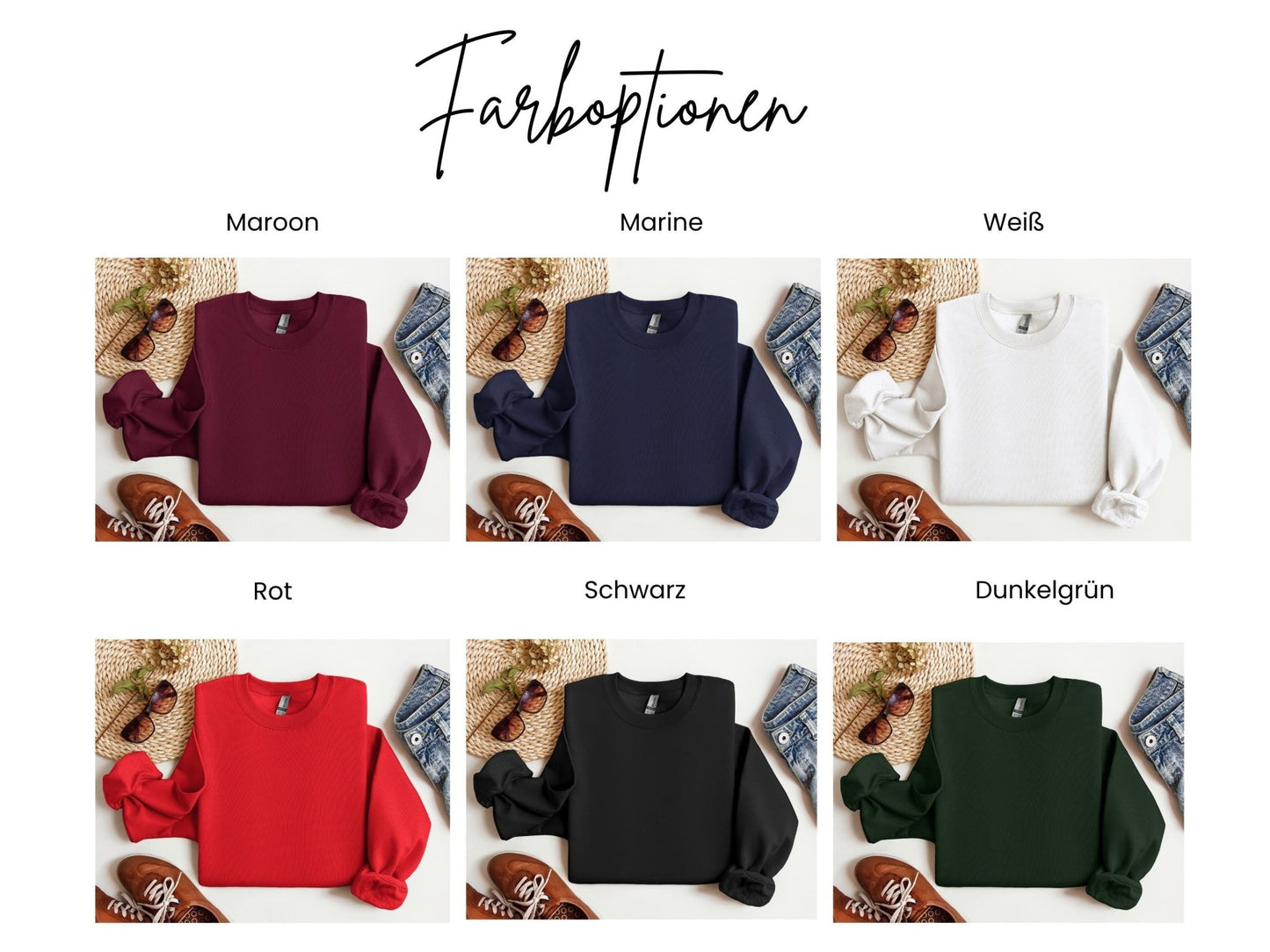 Herbst Pullover Unisex Gemütliches Sweatshirt für Damen und Herren Pullover Weihnachten Geschenk für Freundin, Familie, Kollegen