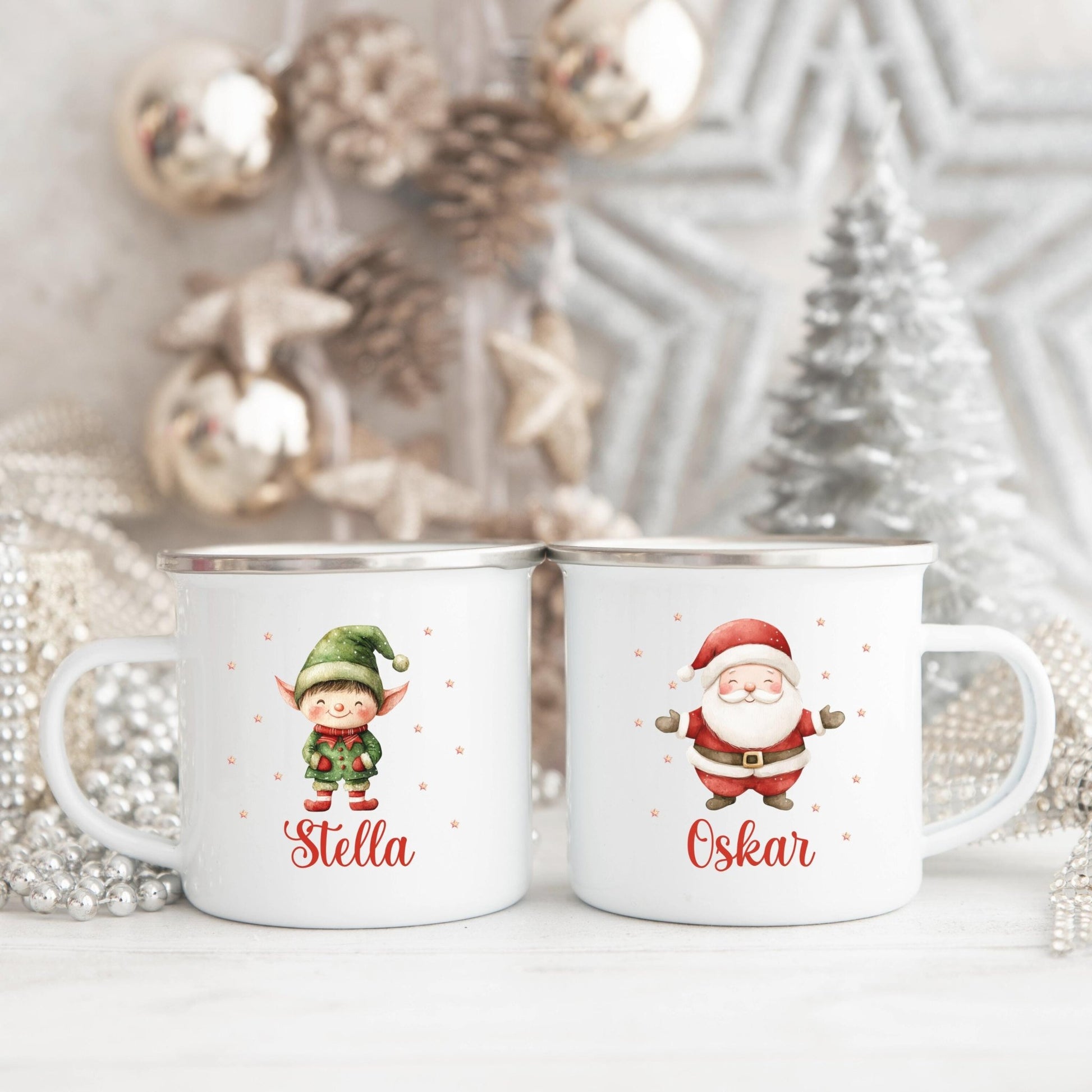 Kindertasse zu Weihnachten personalisiert - Kakaotasse