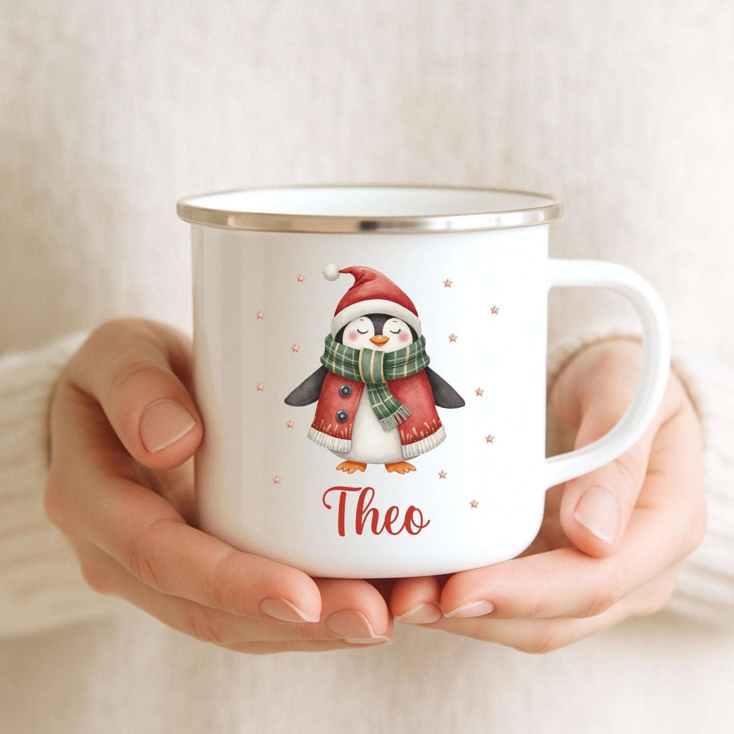 Kakaotasse für Kinder zu Weihnachten Personalisiert
