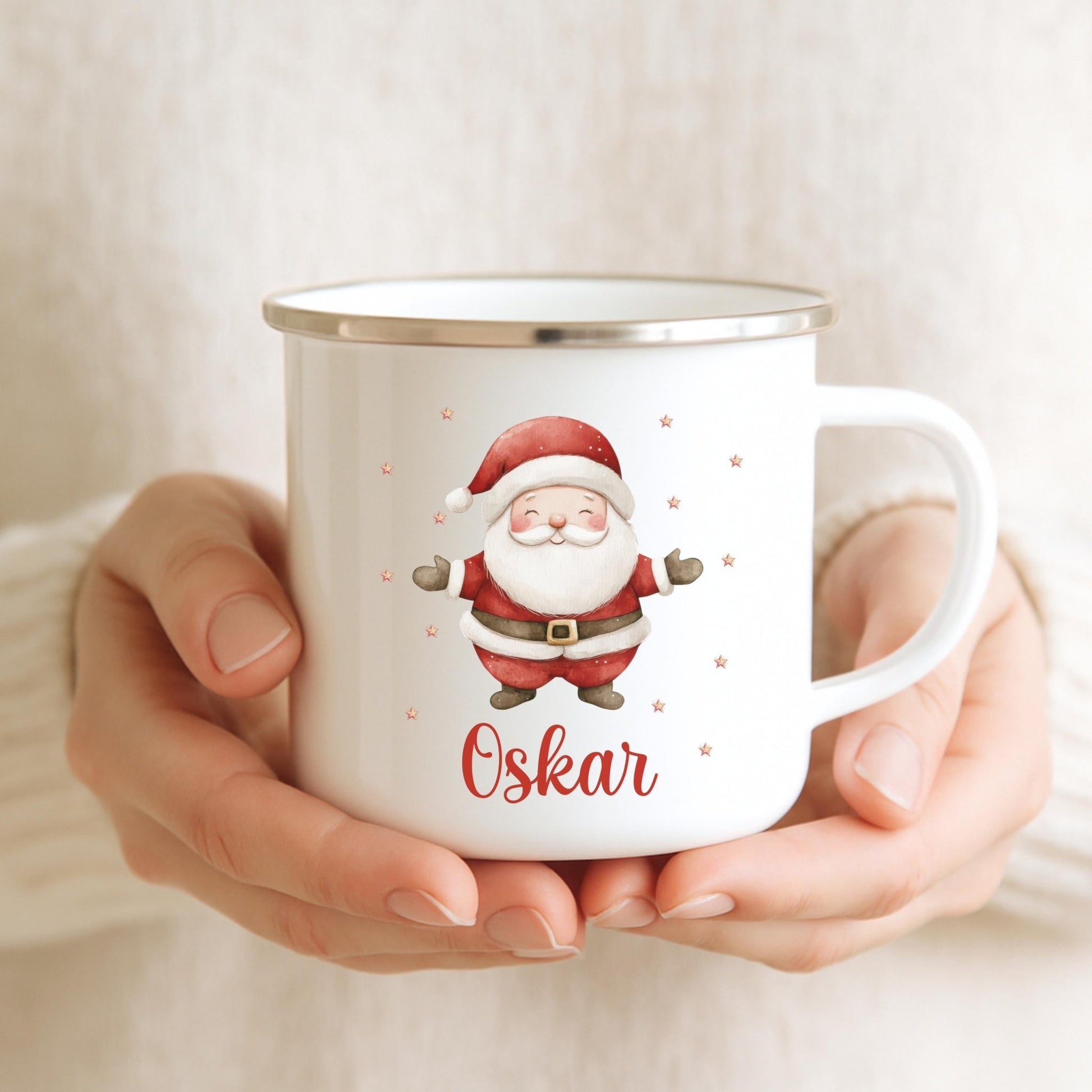 Personalisierte Kindertasse zu Weihnachten als Kindergeschenk