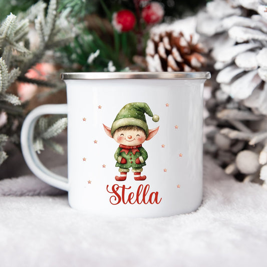 Personalisierte Kindertasse zu Weihnachten als Kindergeschenk